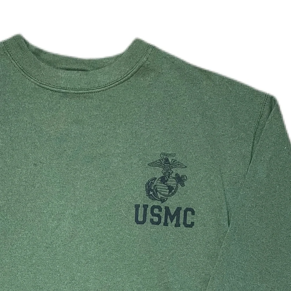 USMC Marine Corps Olive Crewneck Sweater